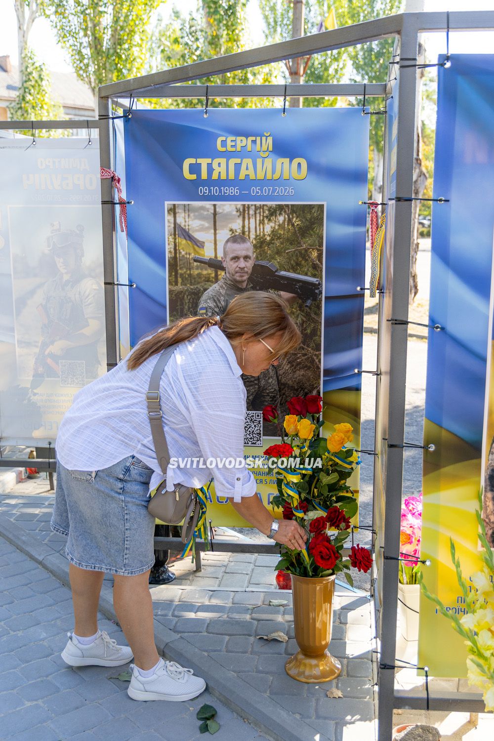 У День Незалежності у Світловодську відкрили третю частину Алеї Слави У День Незалежності у Світловодську відкрили третю частину Алеї Слави