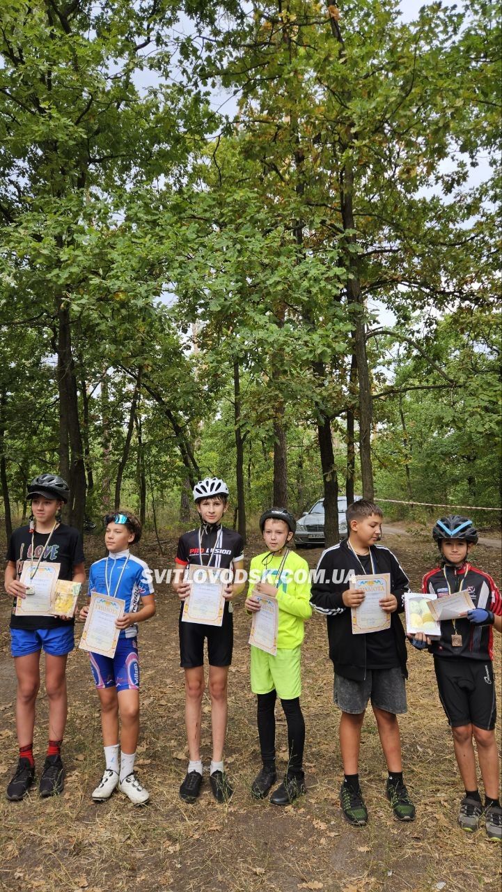 Світловодські велосипедисти — на п'єдесталі чемпіонату України в Черкасах