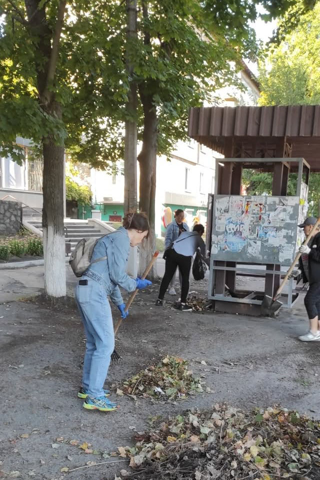 У Світловодську тривають роботи з благоустрою: до прибирання залучили спеціалізоване підприємство